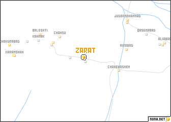 map of Zārat