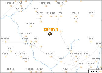 map of Zarayn