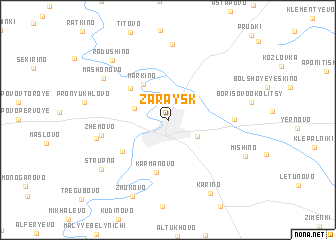 map of Zaraysk