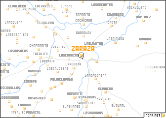 map of Zaraza