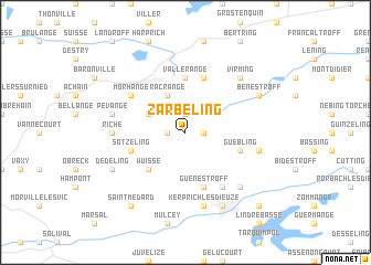 map of Zarbeling