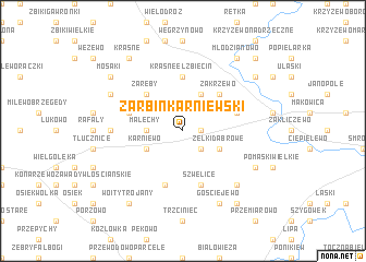 map of Zarbin Karniewski