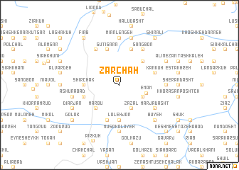 map of Zarchāh