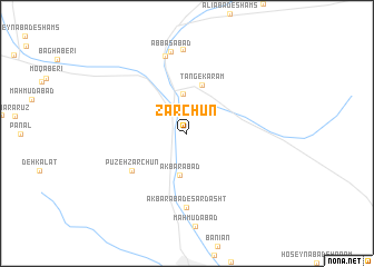 map of Zarchūn