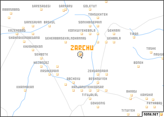 map of Zārchū