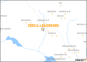 map of Zarcilla de Ramos