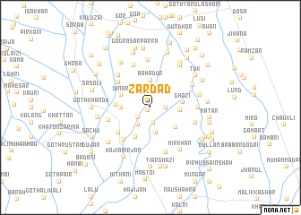 map of Zardād