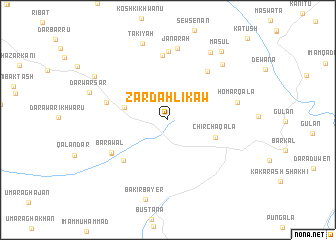 map of Zardah Likaw