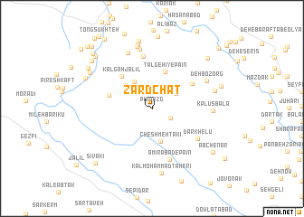 map of Zard Chāt