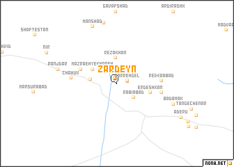 map of Zardeyn