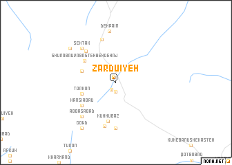 map of Zardūʼīyeh