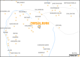 map of Zardulavak