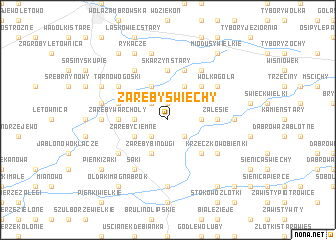 map of Zaręby Swięchy