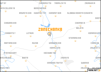 map of Zarechanka