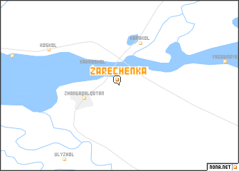 map of Zarechenka