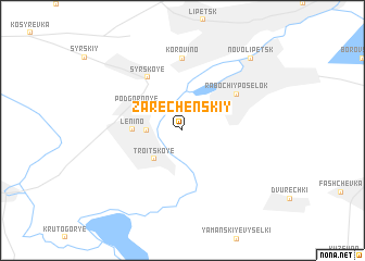 map of Zarechenskiy