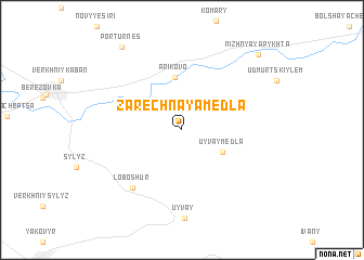 map of Zarechnaya Medla