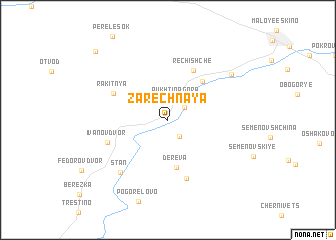 map of Zarechnaya