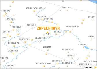 map of Zarechnaya