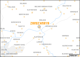 map of Zarechnaya