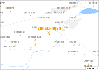 map of Zarechnaya