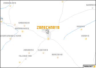 map of Zarechnaya