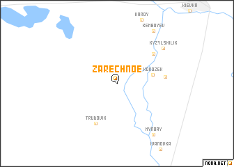 map of Zarechnoe