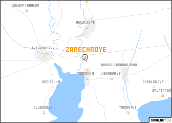 map of Zarechnoye