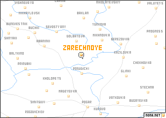 map of Zarechnoye