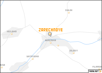 map of Zarechnoye