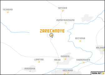 map of Zarechnoye