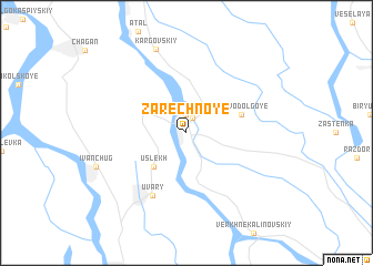 map of Zarechnoye