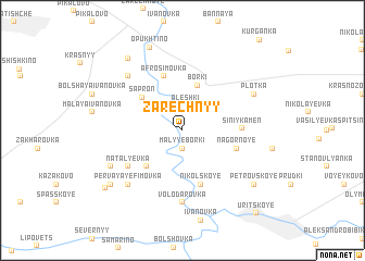 map of Zarechnyy