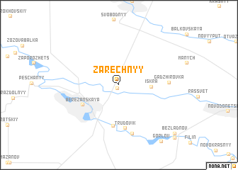 map of Zarechnyy
