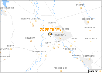 map of Zarechnyy