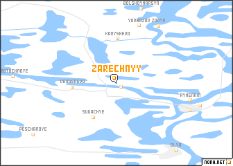 map of Zarechnyy