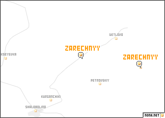 map of Zarechnyy