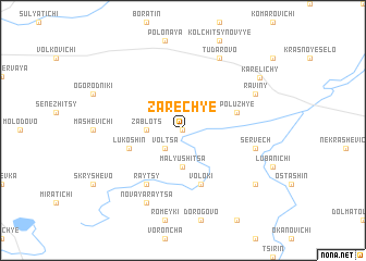 map of Zarechʼye