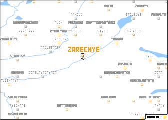 map of Zarechʼye