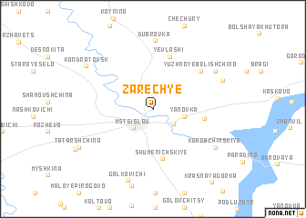 map of Zarechʼye
