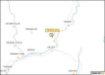 map of Zareku