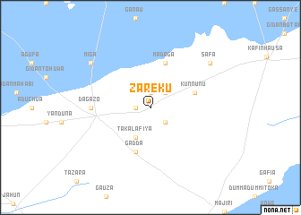 map of Zareku