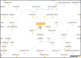 map of Zaren