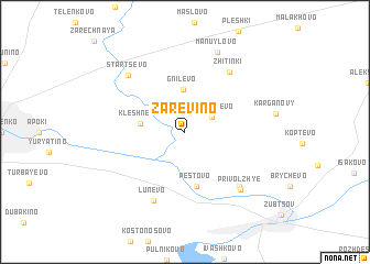 map of Zarevino