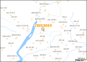 map of Zǝrgǝran