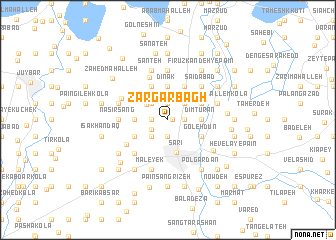 map of Zargar Bāgh