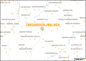 map of Zargar-e Golī Bolāgh