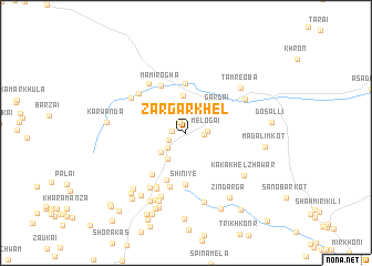 map of Zargar Khel