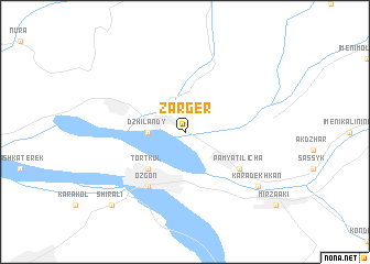 map of Zarger