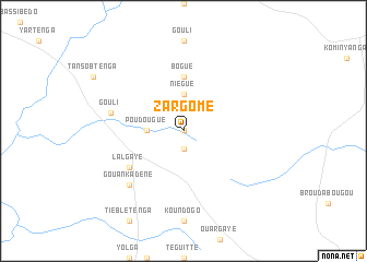 map of Zargomé